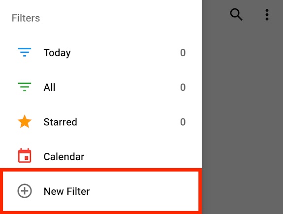 Custom filters